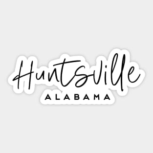 Huntsville, Alabama Sticker Sticker